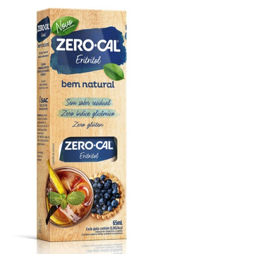 Adoçante Zero Cal Bem Natural Zero Eritritol Líquido 65ml