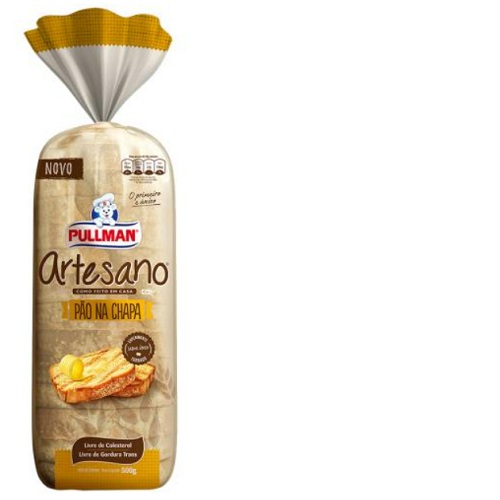 Pão Pullman Artesano pão na chapa 500g