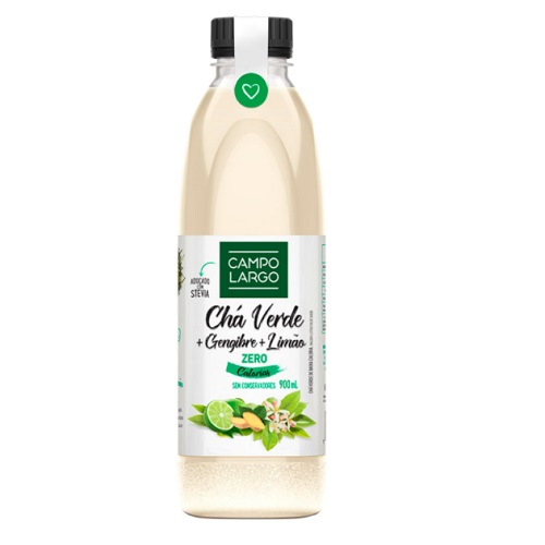 Chá Verde Campo Largo Gengibre e Limão 900ml