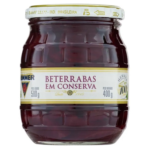 Beterraba em Conserva Hemmer Vidro 400g