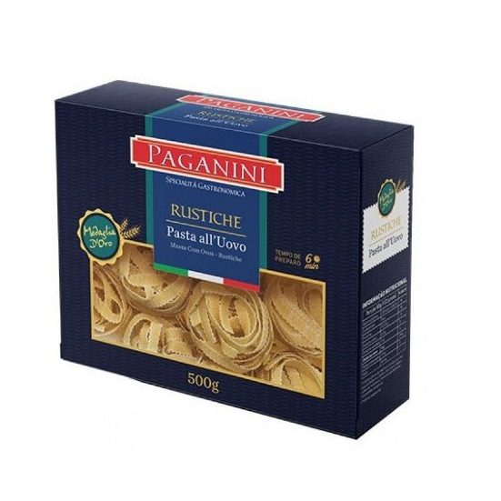 Massa Rustiche com ovos Paganini 500g