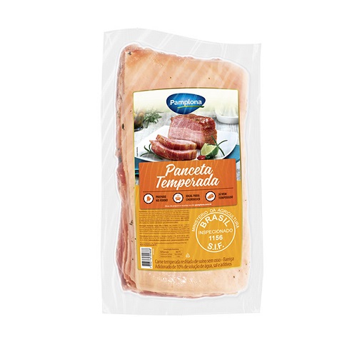 Panceta Suína Temperada Pamplona 1 kg