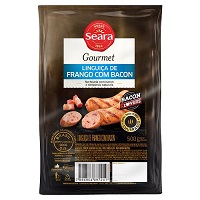 Linguiça De Frango Com Bacon Gourmet Seara 500g