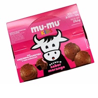 Chocolate Kids Vaquinha Recheio Morango Mumu 374g