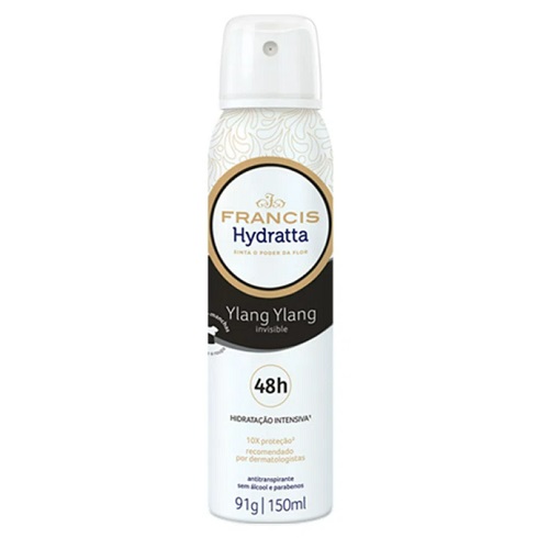 Desodorante Aerosol Antitranspirante Ylang Ylang 48h Francis Hydrata 150ml