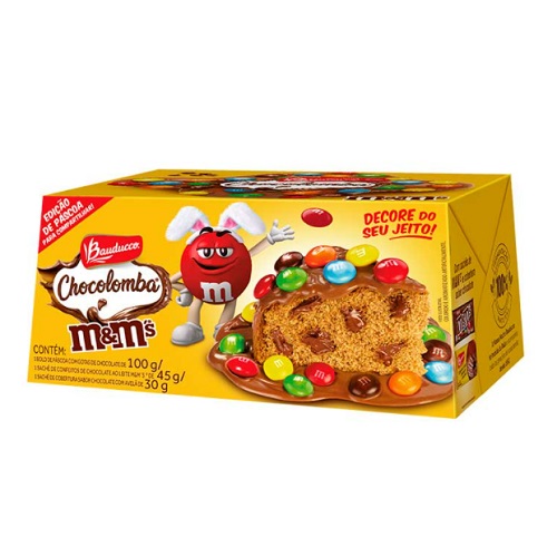 Mini Chocolomba M&M Bauducco 100g