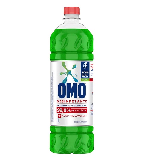 Desinfetante Exterminador de Bácteria Omo 1l