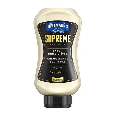 Maionese Hellmanns Supreme squeeze 330g