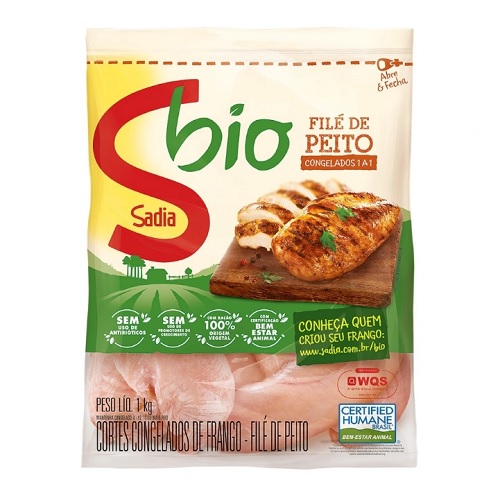 Filé de peito de frango Bio Sadia 1kg