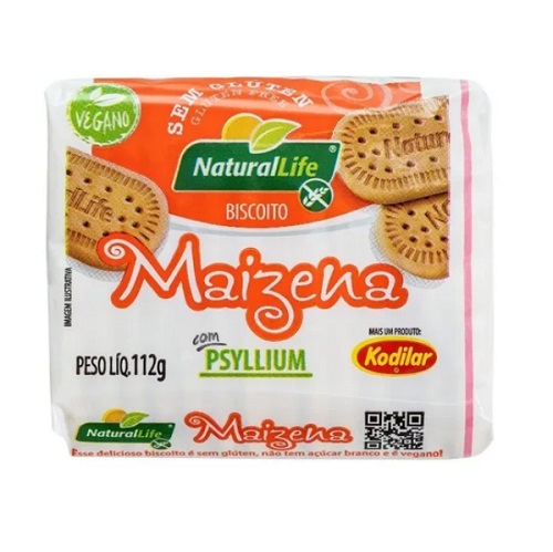 Biscoito Maizena sem glúten Natural Life 112g