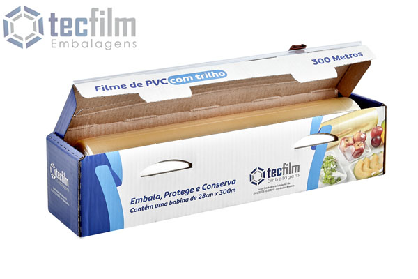 Filme pvc transparente Tecfim300 m x 28cm