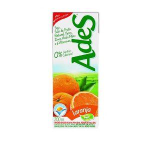 Bebida a base de soja Ades laranja 200ml.