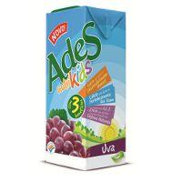 Bebida a base de Soja Ades Nutri Kids uva 200ml.