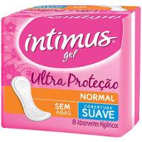 Absorvente Intimus Ultra Proteção sem abas cobertura suave 8x1