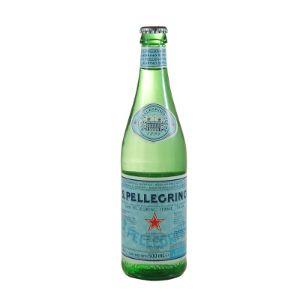 Agua mineral gaseificada San Pellegrino 500ml.