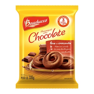 Amanteigado chocolate Bauducco 335g. Amanteigado chocolate Bauducco 335g.