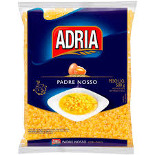 Massa com ovos padre nosso Adria 500g.