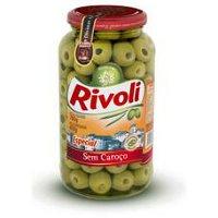 Azeitona verde sem caroço Rivoli 400g.